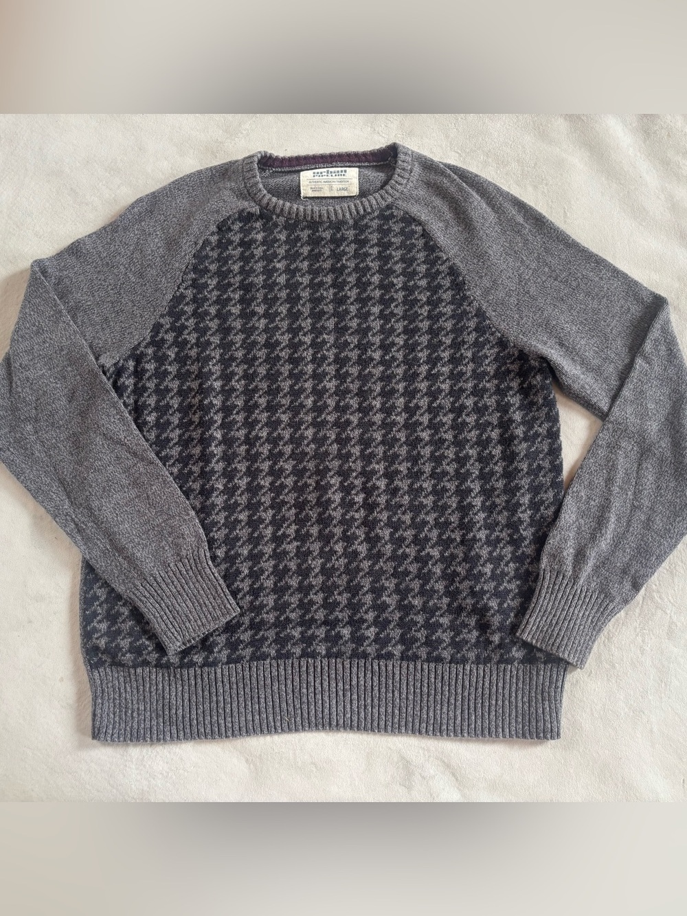 Urban Pipeline Houndstooth Crewneck Sweater Men’s Large